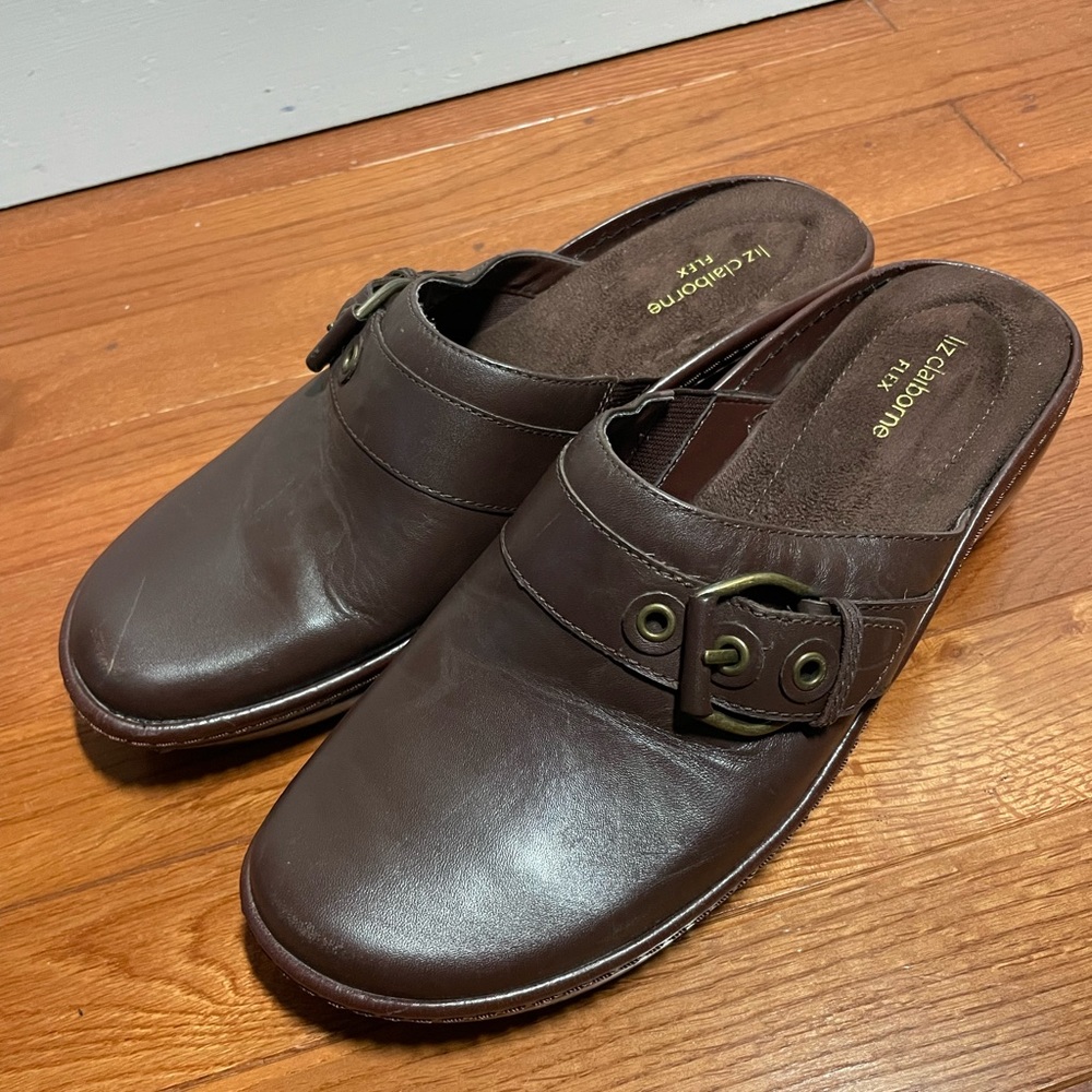 Liz Clairborne flex Sanibel leather upper shoe size 10 M